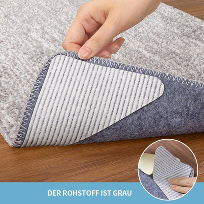 Antirutsch Teppichunterlage Waschbar – 4er Set