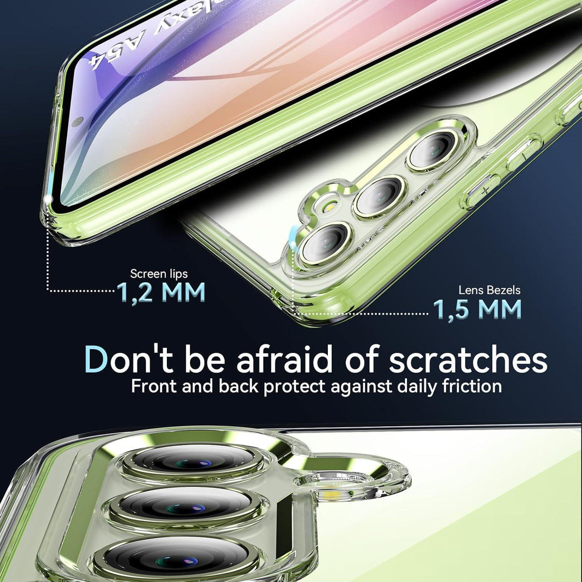 Magnetische Schutzhülle für Samsung Galaxy A54 5G, Matt Transparent