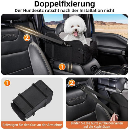 Auto-Hundesitz für Kleine Hunde & Katzen – Sicher & Komfortabel