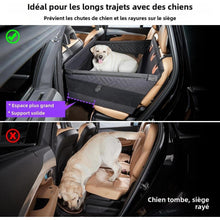 Hunde Autositz Rückbank L – Sicherer & Robuster Boostersitz mit Matte