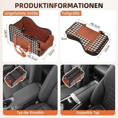 Hundesitz Auto Mittelkonsole – Wasserdicht & Mit Taschen