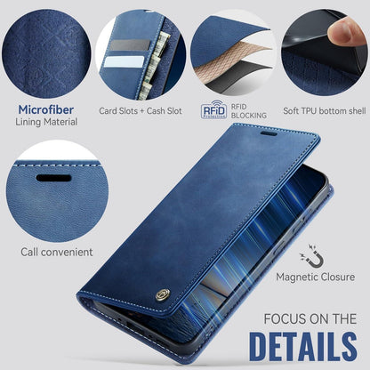 Handyhülle Samsung A54 5G Klapphülle mit Kartenfach & RFID in Lederoptik