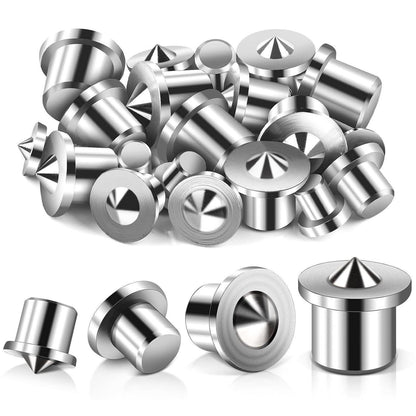 Dübelhilfe Set 20 Stück Kohlenstoffstahl 6-12 mm für Holzarbeiten
