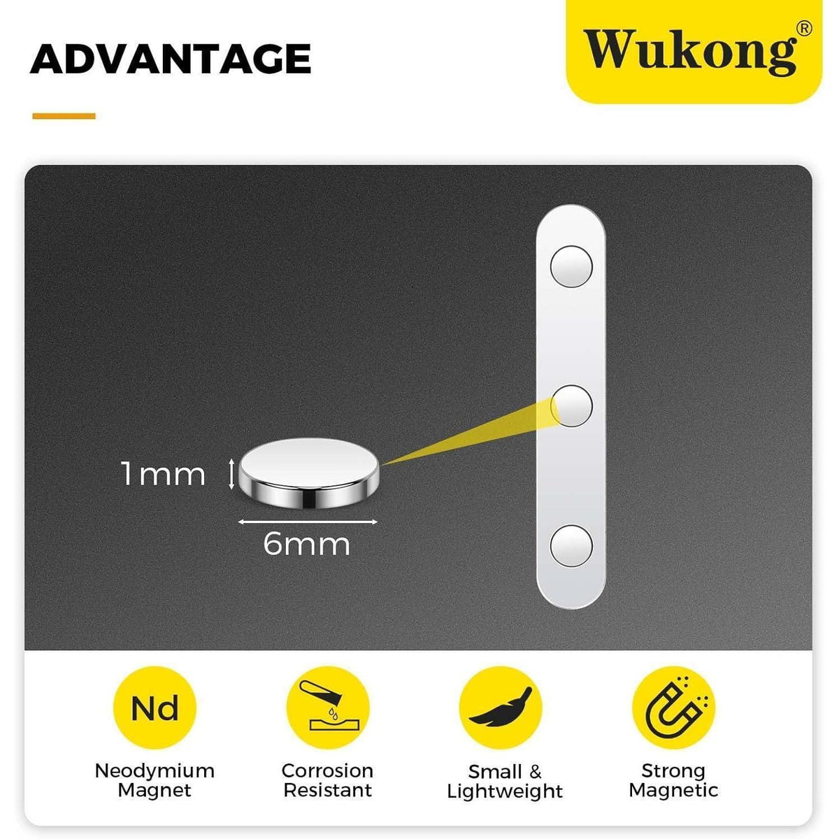 Magnetische Fliegengitter Magnete – 36 Stück, selbstklebend