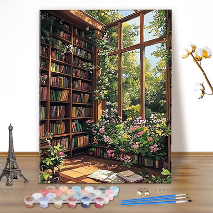 Malen nach Zahlen Landschaft – DIY Ölgemälde Set 40x50cm