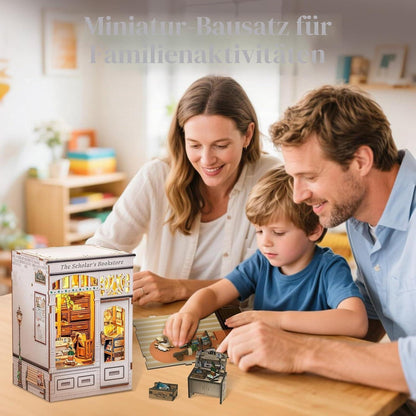 DIY Buchregal "The Scholar's Bookstore" – Modellbausatz