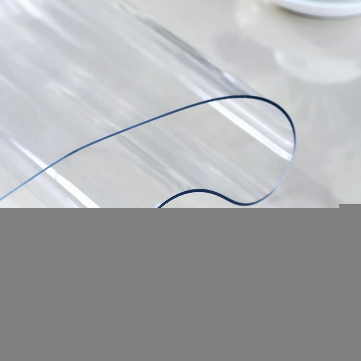 Tischfolie Transparent 2mm – 80x120 cm, Abwaschbar & Kratzfest