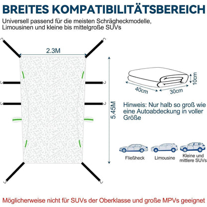 Halbgarage Auto Abdeckplane UV Schnee Regen Schutz Limousine SUV