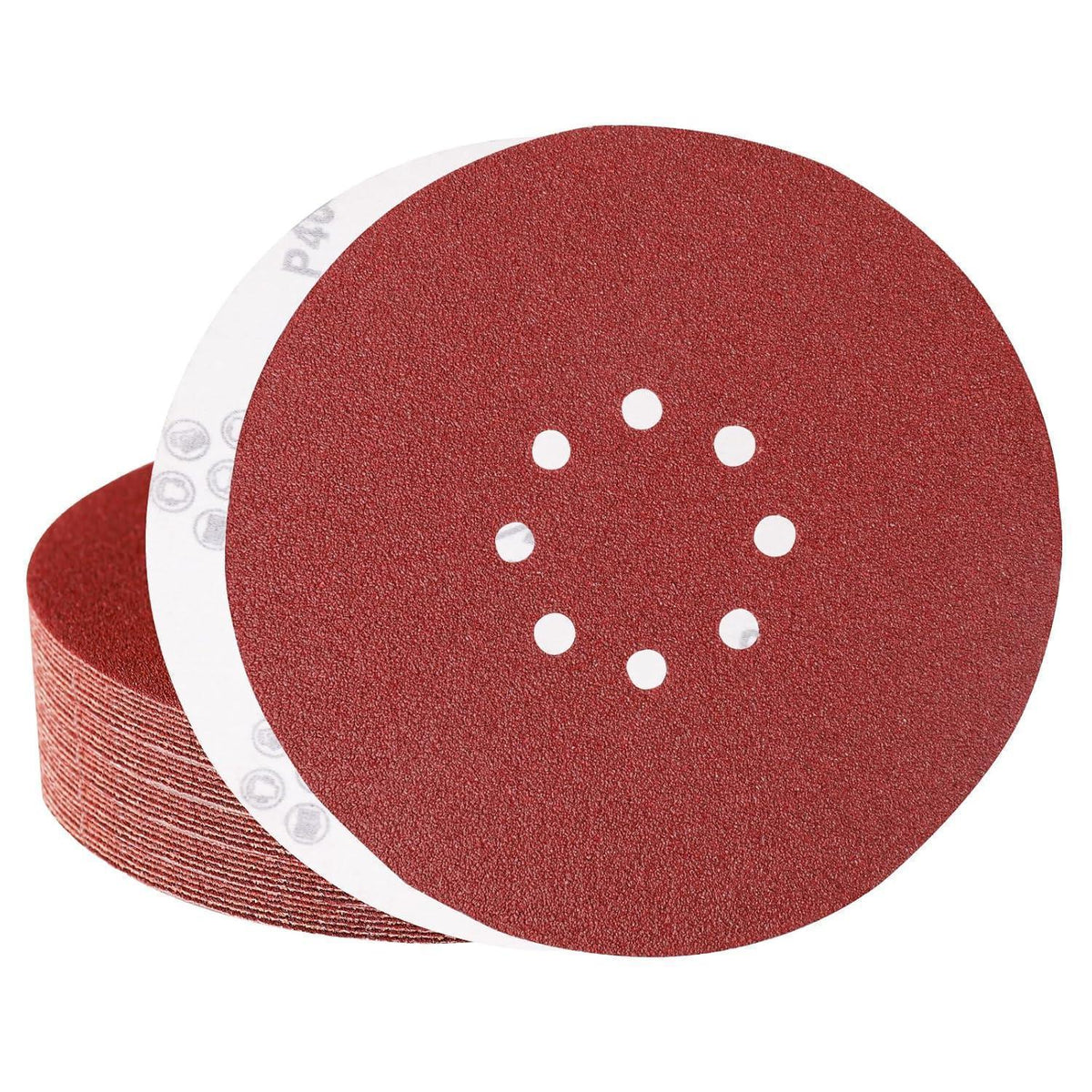 Schleifpapier 225mm Klett 8 Loch Körnung 40 (30 Stück)