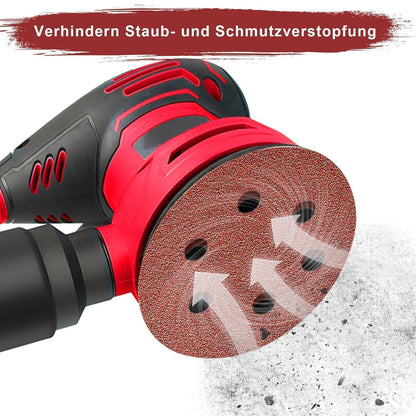 Schleifpapier 150mm Klett, 100 Stück, gemischte Körnung