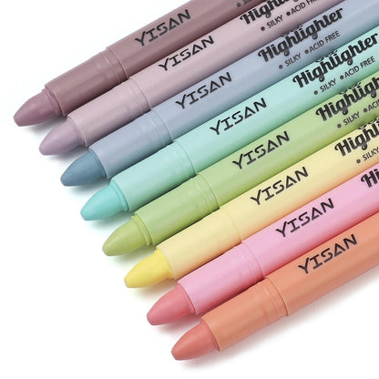 Bibel Textmarker Set – 8 Pastellfarben, Twist-Up Design