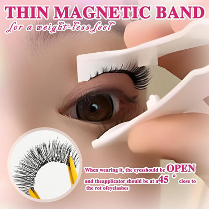Magnetische Wimpern Set mit Spiegel – 2 Paar, Natürlicher Look