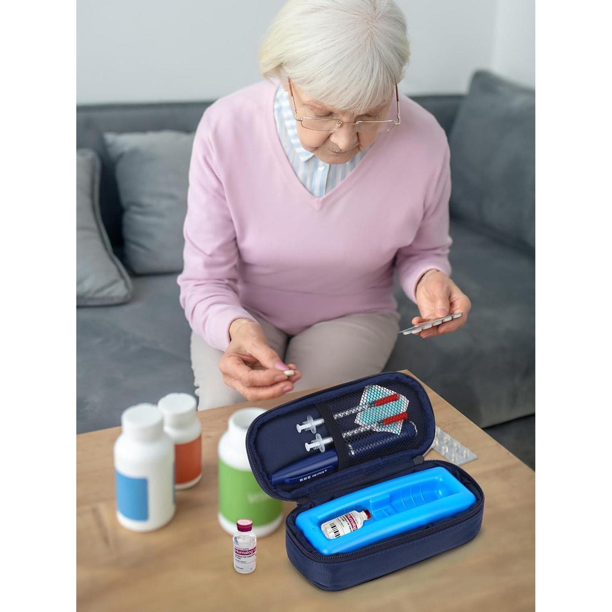 Insulin Kühltasche für Reisen – TSA-zugelassen & GLP-1 Kompatibel