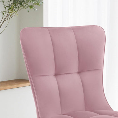 Samt Esszimmerstühle Set 4er – Rosa, Bequem & Robust