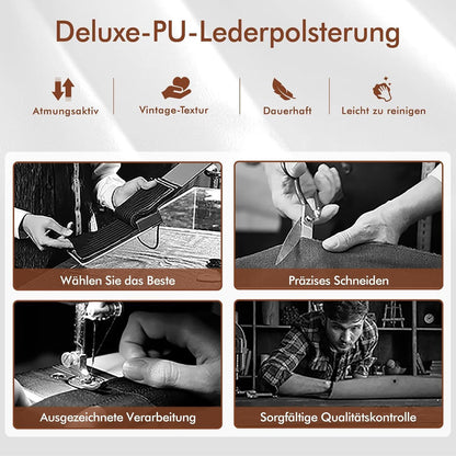 Moderner Höhenverstellbarer Küchenhocker – Weiß