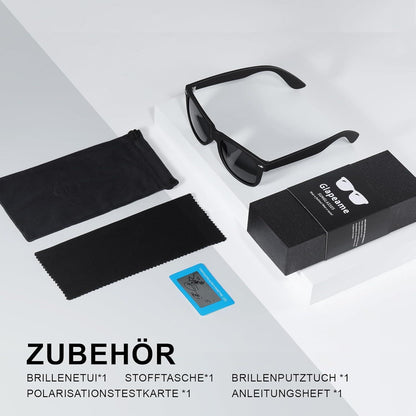 Polarisierte Sonnenbrille Unisex Retro Vintage UV400 für Sport & Freizeit