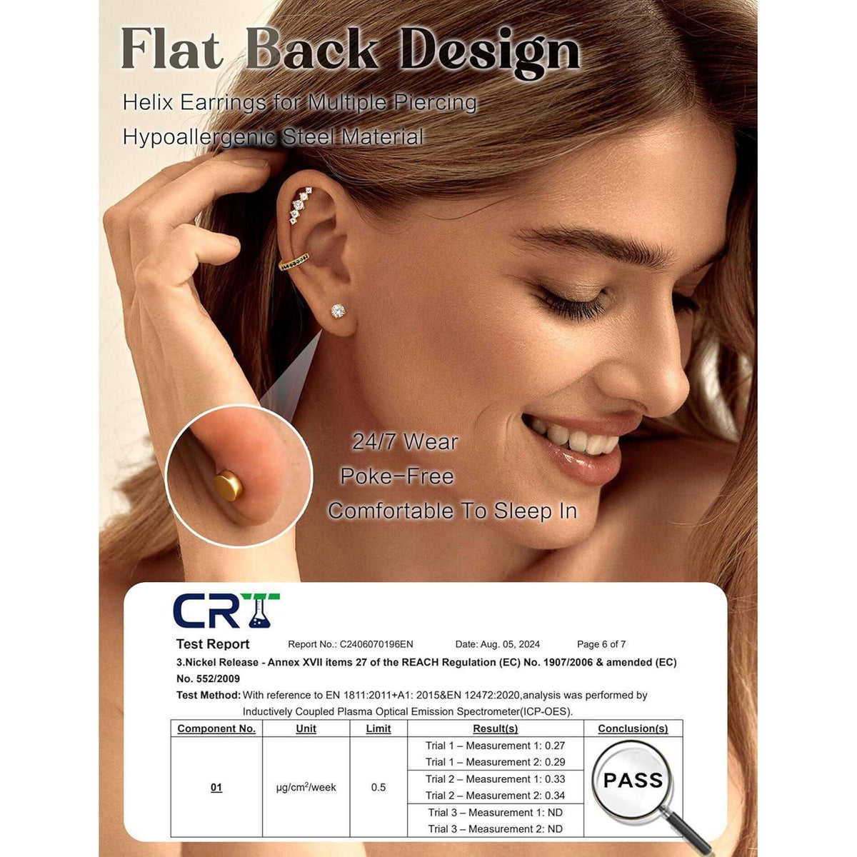 Helix Piercing Set | 12er Set Ohrringe Chirurgenstahl & CZ