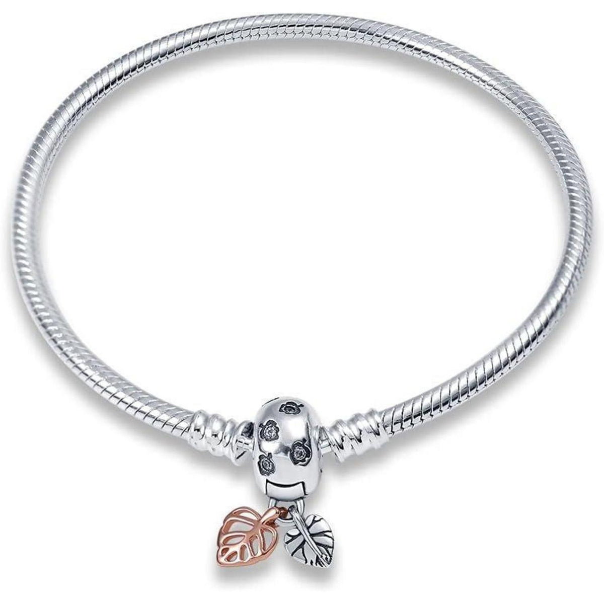 925 Sterling Silber Schlangen Gliederarmband mit Zirkonia, Damen