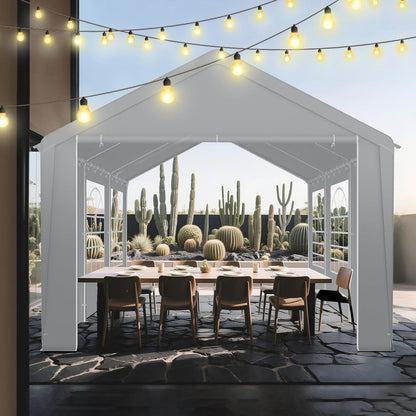 Party Zelt 3x6m Grau – Wasserdicht & Stabil für Garten & Events