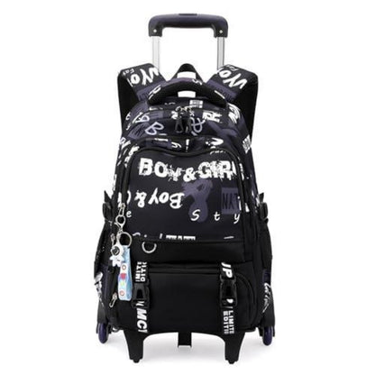 Schulrucksack mit Rollen für Kinder – Trolley Schultasche