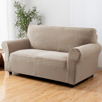Stretch Sofaüberzug 2 Sitzer – Rutschfest & Jacquard