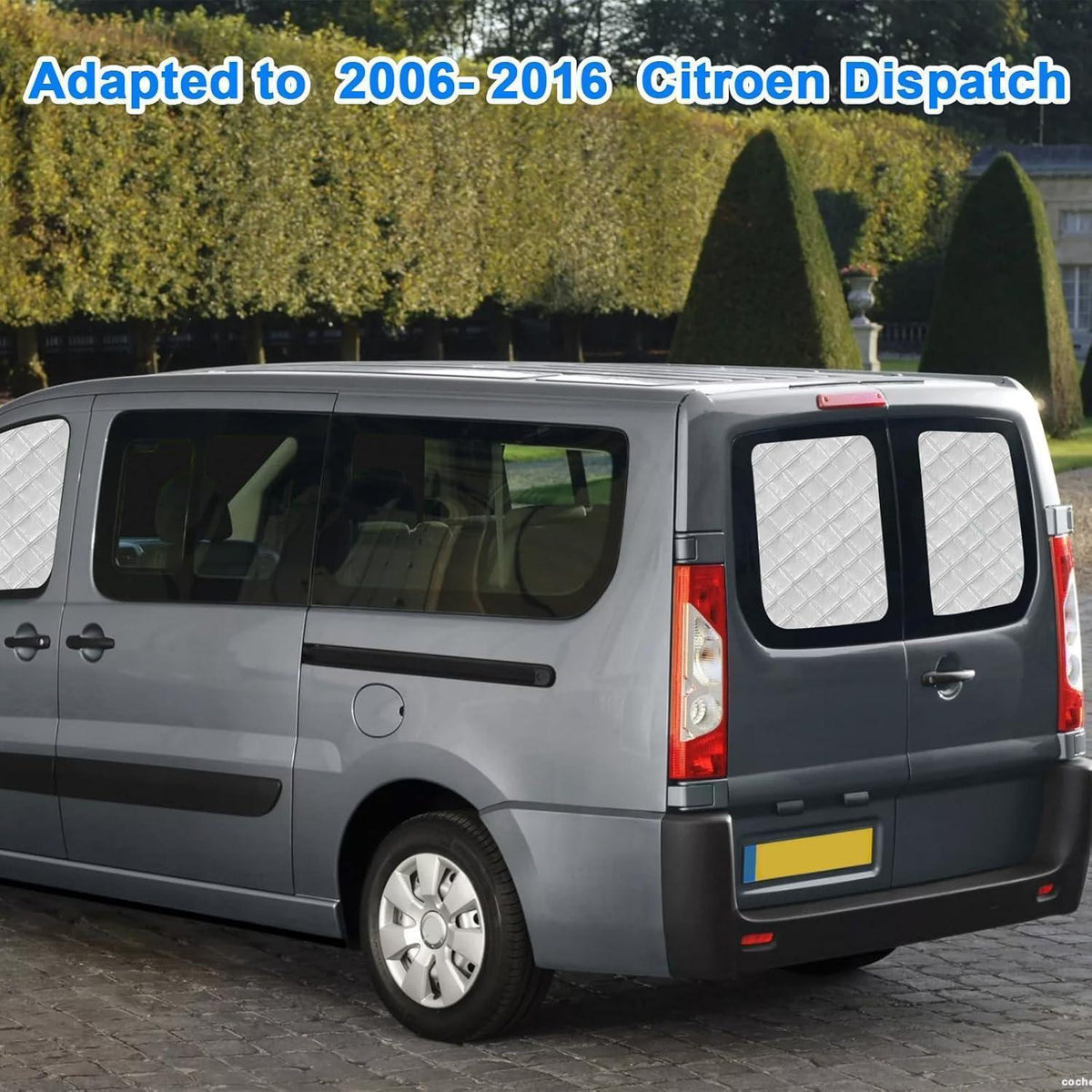 Thermomatte Citroen Dispatch 2006-2016 | 5tlg. Sonnenschutz Set