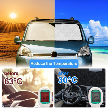 Thermomatte Citroen Dispatch 2006-2016 LWB – Sonnenschutz & Isolierung