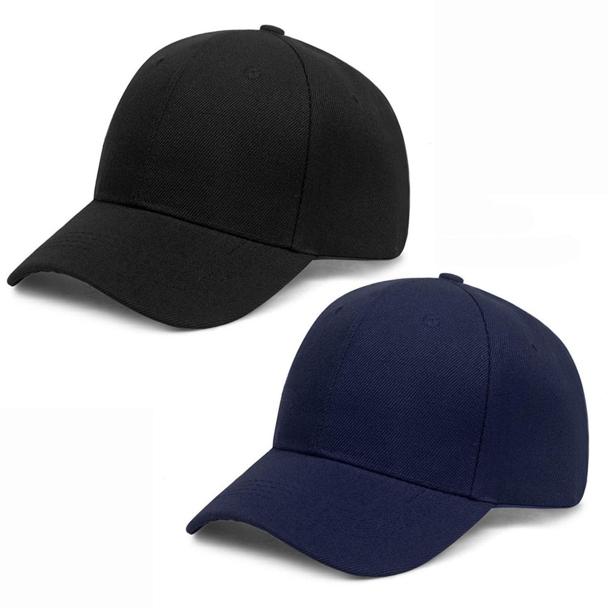 2x Baseball Cap Herren Damen – Verstellbare Sportmütze