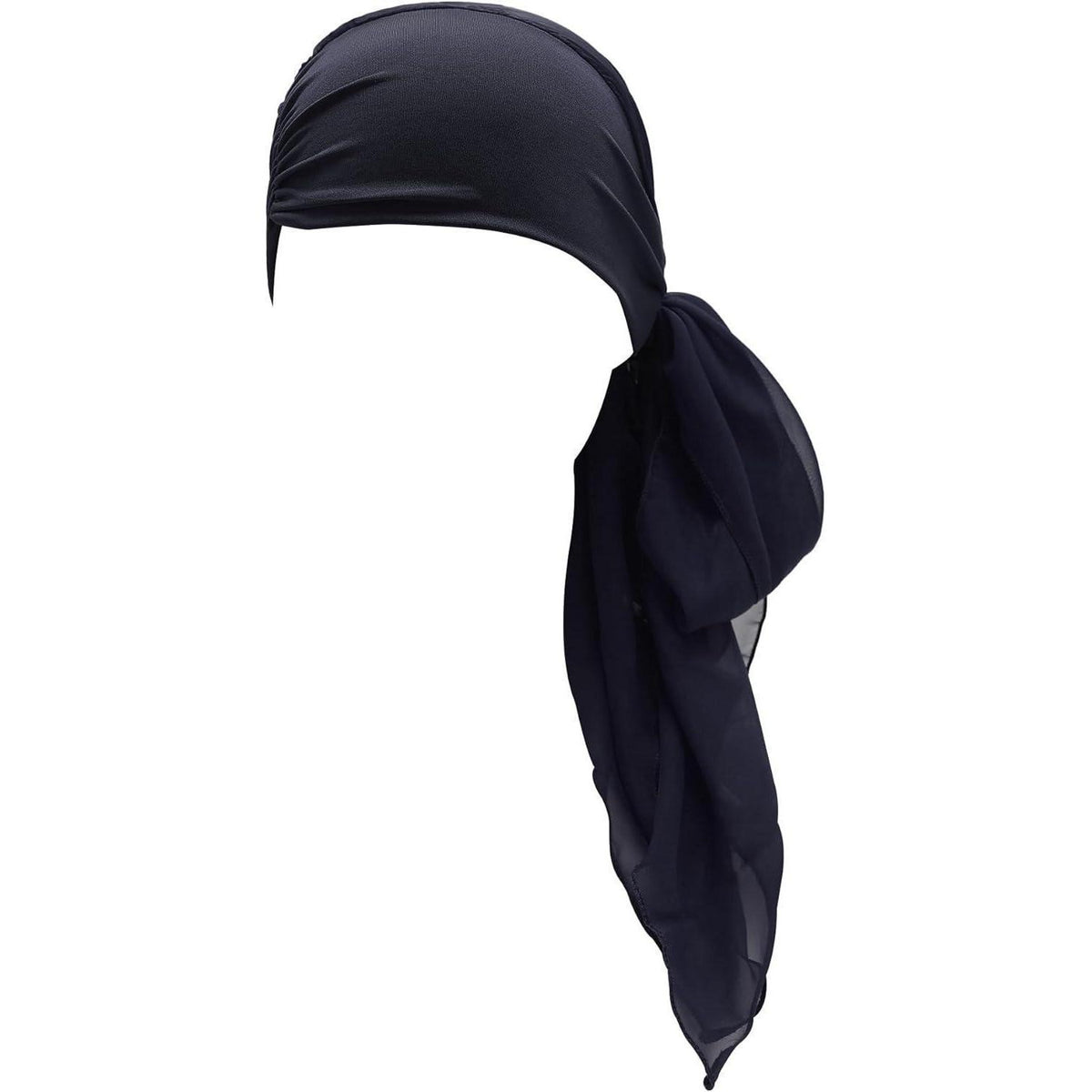 Damen Turban Kopftuch Navy - Bequeme Kopfbedeckung