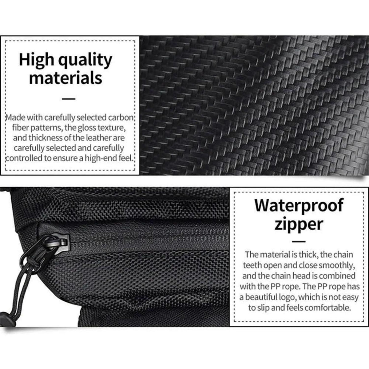 Motorrad Tankrucksack Oxford mit Handyfach & Magnetverschluss