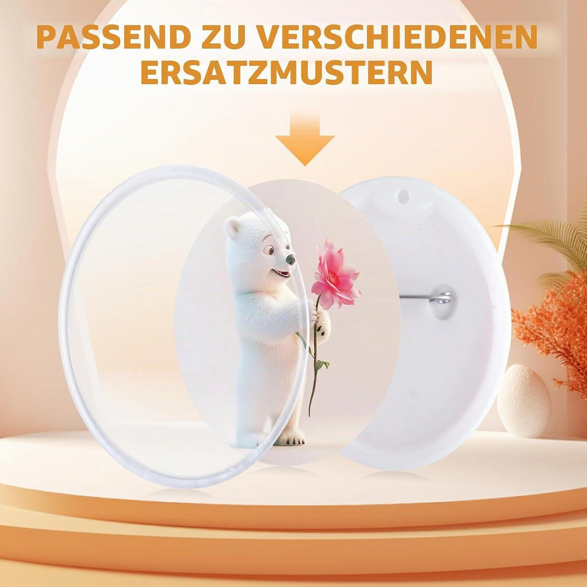 Buttonmaschine 35+55 mm – DIY Bastelset für Kinder & Erwachsene