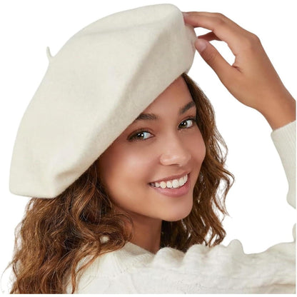 Großer Woll-Beret Damen – Warm & Stilvoll für Herbst/Winter