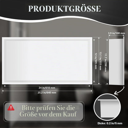 Edelstahl Wandnische Dusche 64x33x10cm Weiß – Platzsparende Aufbewahrung