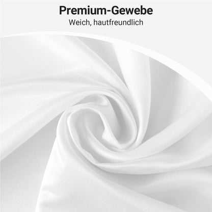 Duschvorhang 240x160 cm Reinweiß, Beschwerter Saum, Wasserabweisend