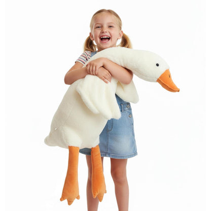 XXL Gans Kuscheltier 130cm - Weiches Plüschtier für Kinderzimmer
