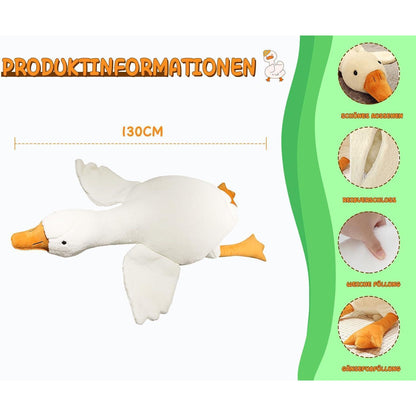 XXL Gans Kuscheltier 130cm - Weiches Plüschtier für Kinderzimmer