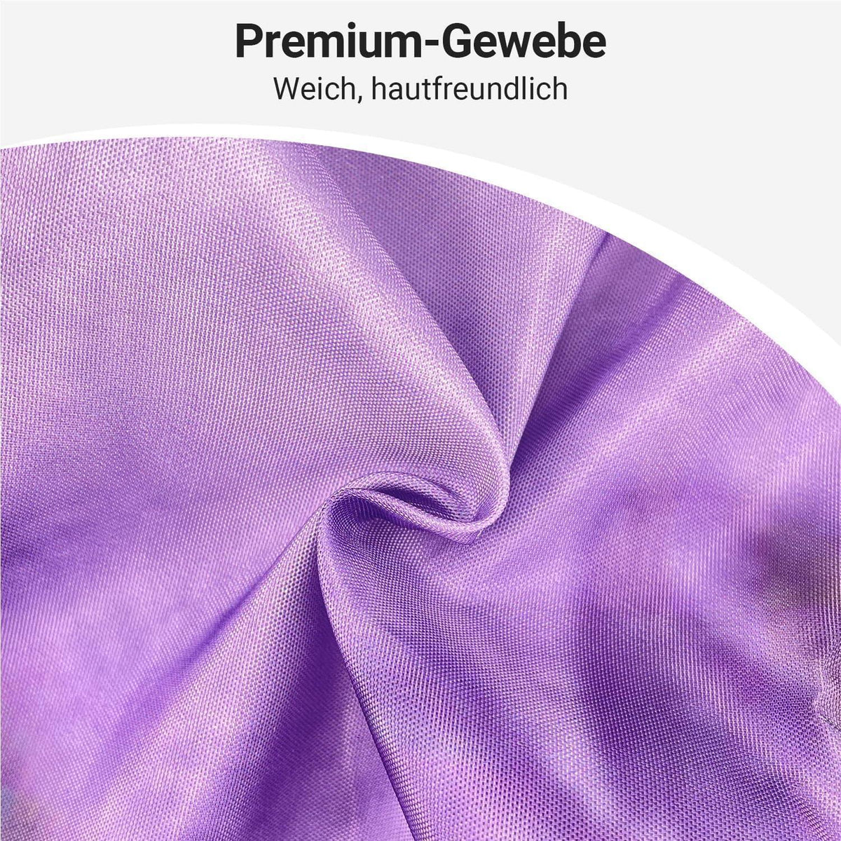 Duschvorhang Violette Blumen 180x200 cm Wasserabweisend & Schimmelresistent