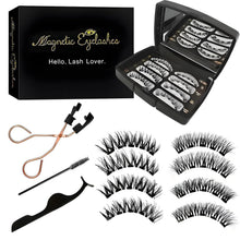 Magnetische Wimpern Set mit Zange & Applikator – 4 Stile