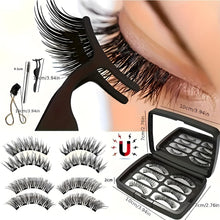 Magnetische Wimpern Set mit Zange & Applikator – 4 Stile