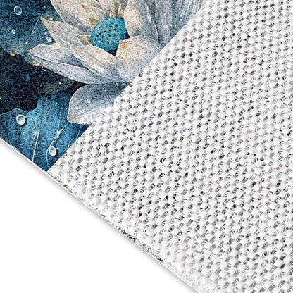 Rutschfeste Duschmatte 70x150 cm – Modernes Lotus-Muster