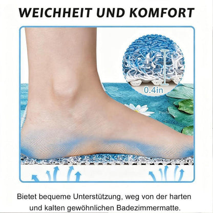 Rutschmatte Dusche 100x150 cm – Antirutsch, Modern & Ablaufloch