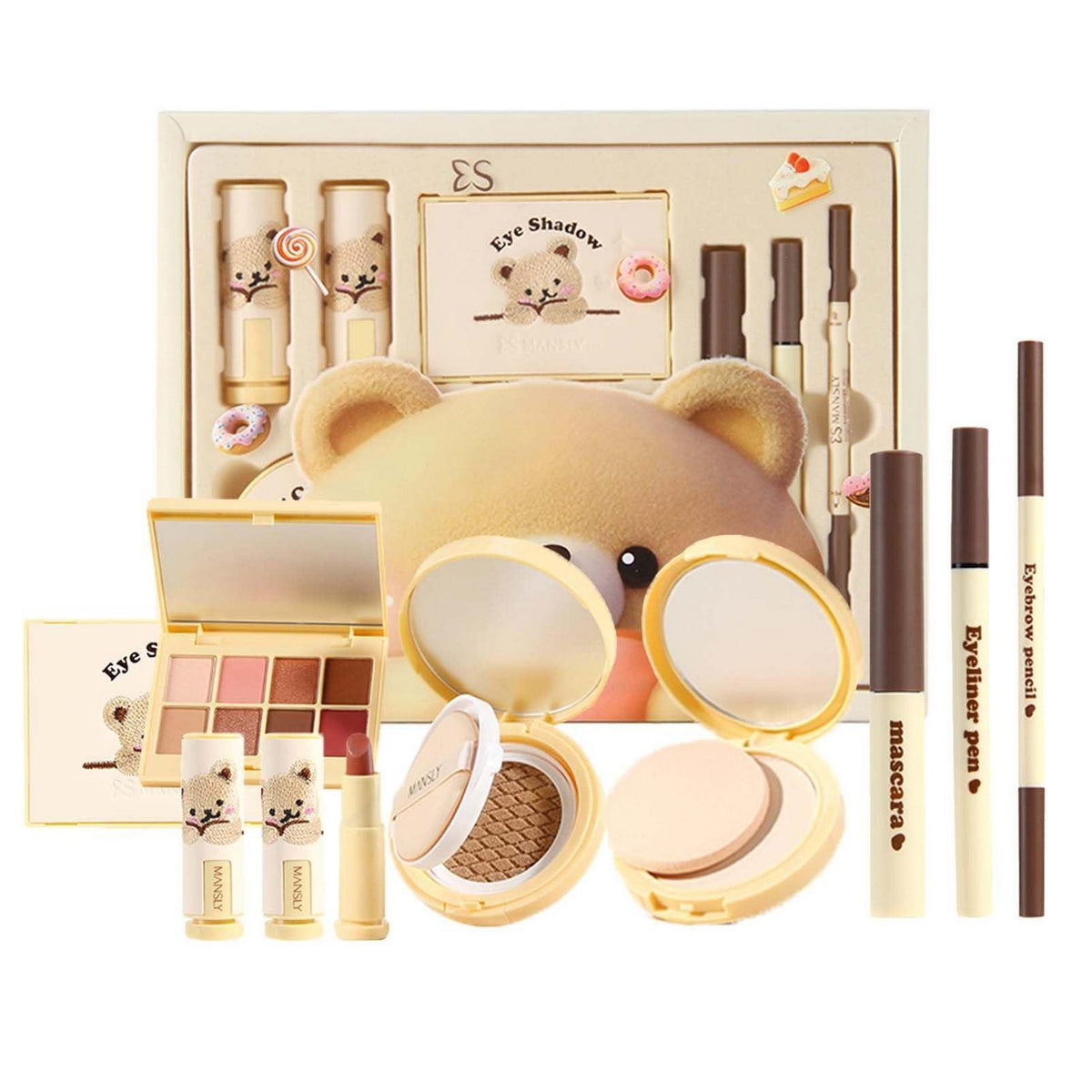 All-in-One Make-Up Set – 8-teiliges Schmink Geschenkset für Frauen