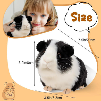 Schwarz Meerschweinchen Kuscheltier - Realistisch & Weich