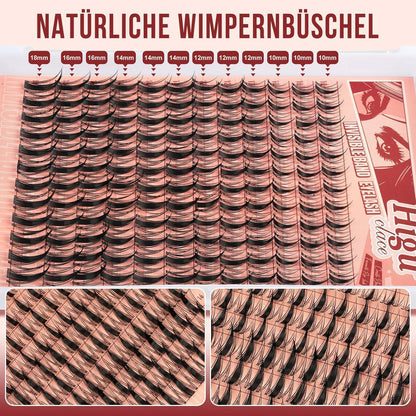 Manga Lash Clusters – Wimpern-Set für DIY Extensions (7 Tage Halt)