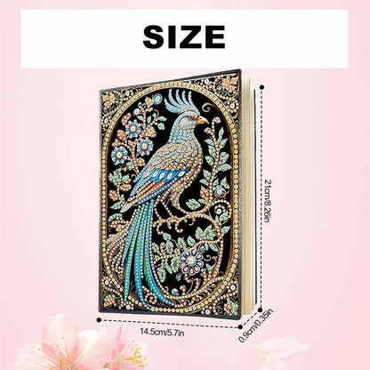 Diamond Painting Notizbuch Papagei – A5 Skizzenbuch Journal