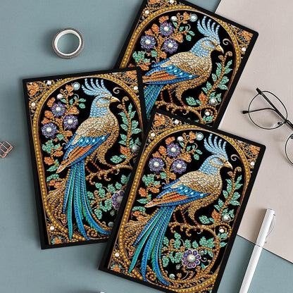Diamond Painting Notizbuch Papagei – A5 Skizzenbuch Journal