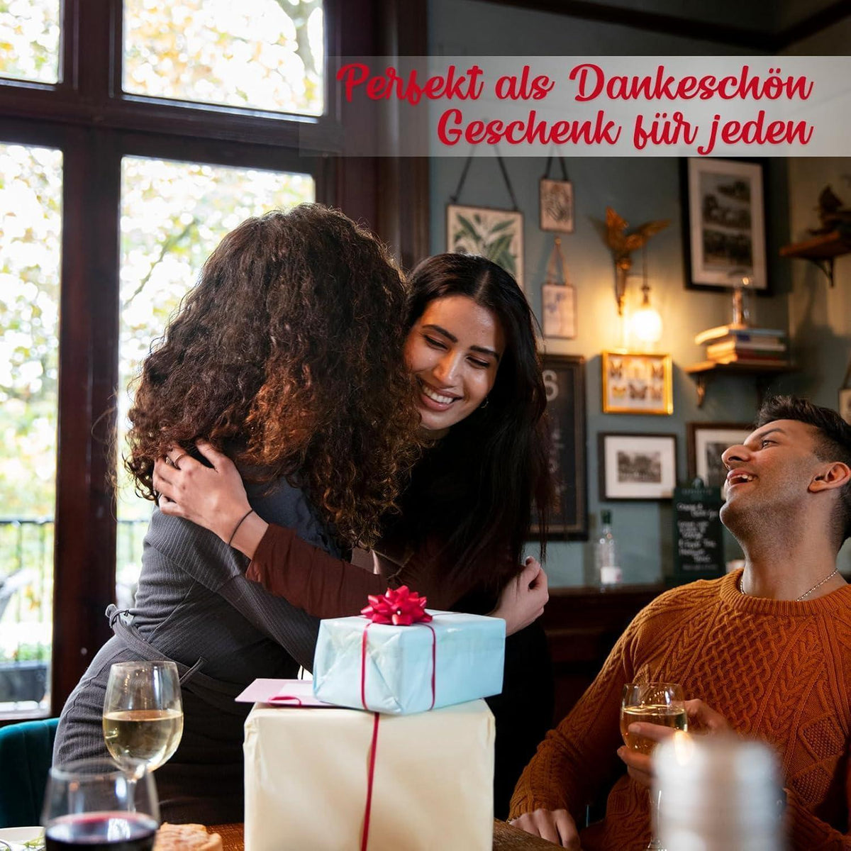 Dankeschön Geschenk Herz Acryl - Danke für Alles & Wertschätzung