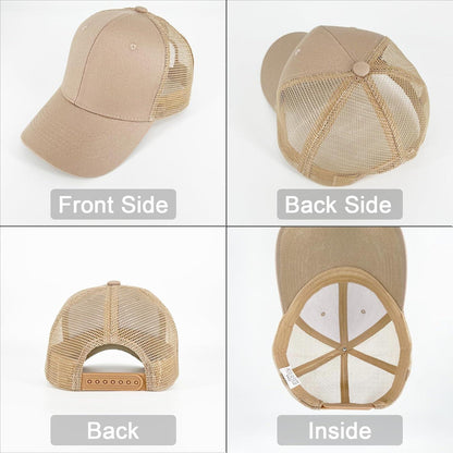Unisex Trucker Cap – Atmungsaktive Baseballkappe mit Mesh