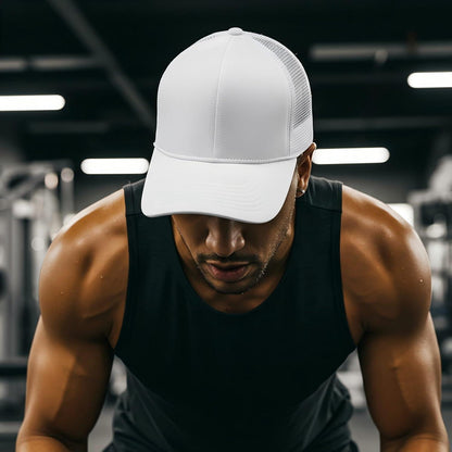 Unisex Trucker Cap – Atmungsaktive Baseballkappe mit Mesh