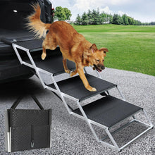 Hundetreppe Auto klappbar – 4 Stufen, 70-90cm